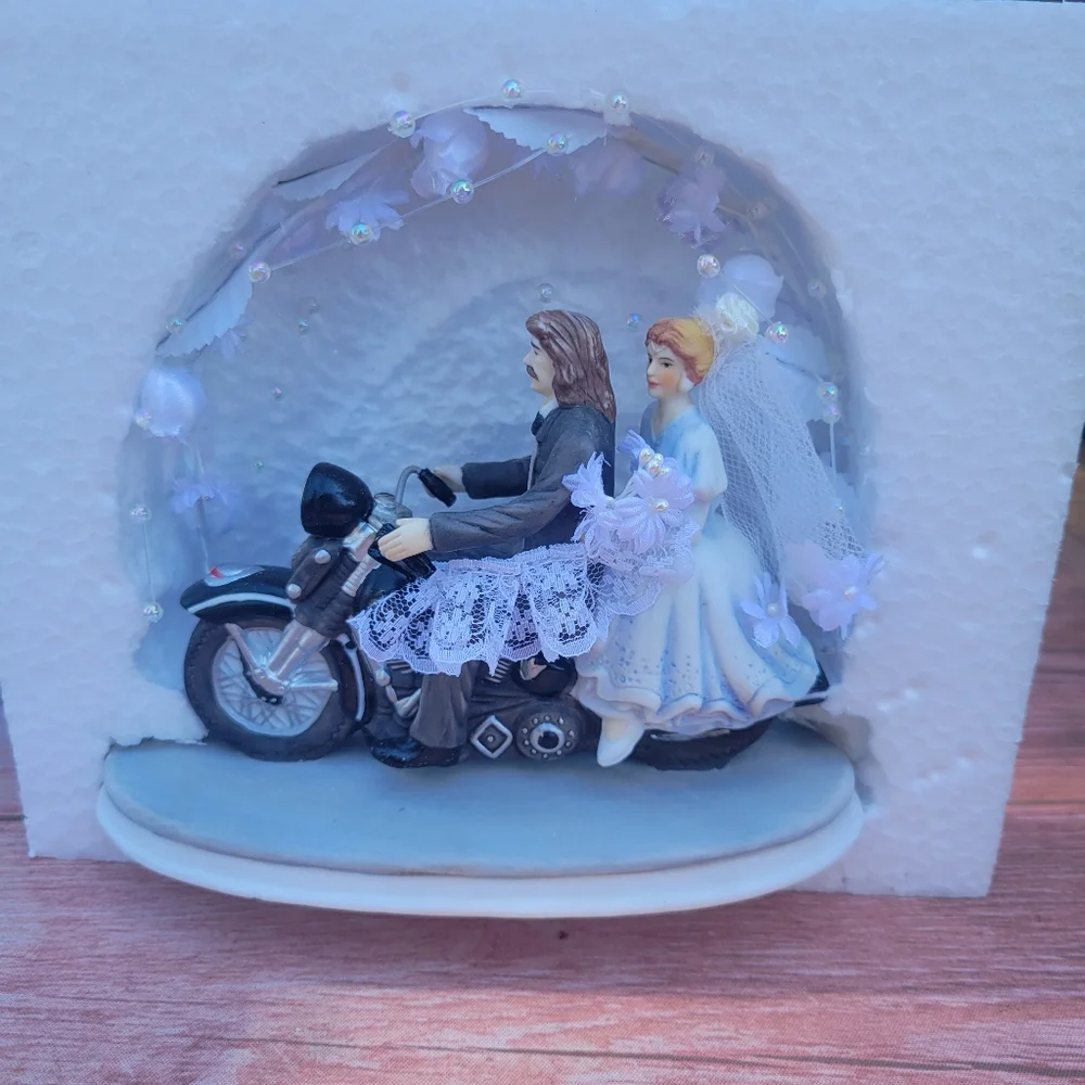 Harley Davidson Wedding Cake Topper